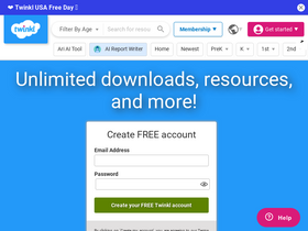 'twinkl.com' screenshot