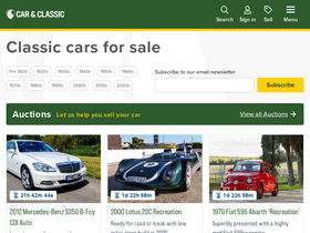 'carandclassic.co.uk' screenshot