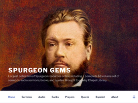 'spurgeongems.org' screenshot