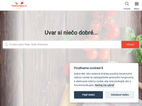 'webrecepty.sk' screenshot