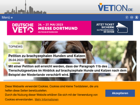 'vetion.de' screenshot