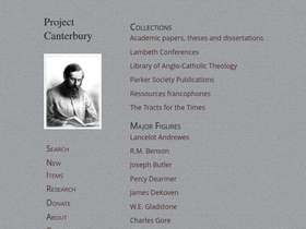 'anglicanhistory.org' screenshot