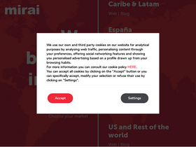 'mirai.com' screenshot