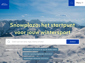 'snowplaza.nl' screenshot