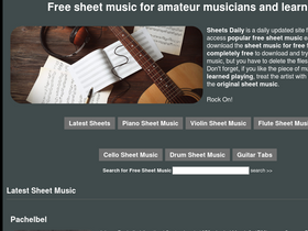 'sheetsdaily.com' screenshot