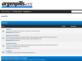 'argenpills.org' screenshot