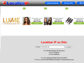 'localizaip.com.br' screenshot