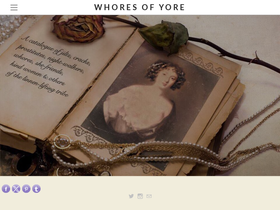 'thewhoresofyore.com' screenshot