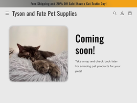 tfpets.com homepage screenshot