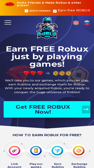 Free Robux – Earn & Redeem [RBXHatch]