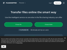 'filewhopper.com' screenshot