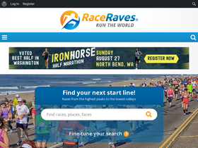 'raceraves.com' screenshot