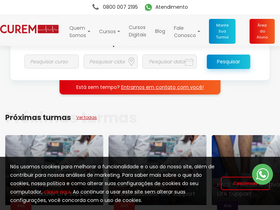 'curem.com.br' screenshot