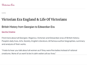 'victorian-era.org' screenshot