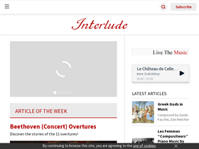 'interlude.hk' screenshot