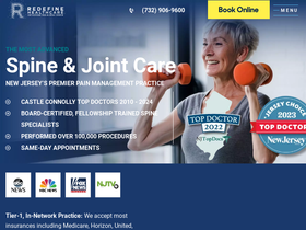 'redefinehealthcare.com' screenshot