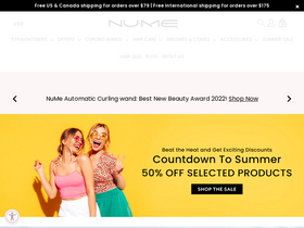 'numehair.com' screenshot