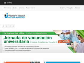 'unaj.edu.ar' screenshot