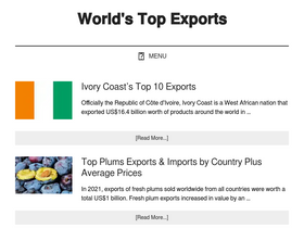 'worldstopexports.com' screenshot