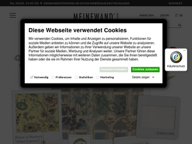 'meinewand.com' screenshot