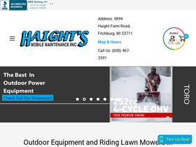 haightsmobile.com homepage screenshot
