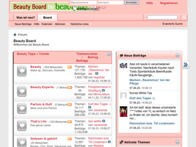 'beautyboard.de' screenshot