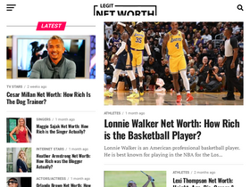 'legitnetworth.com' screenshot