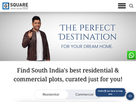 'gsquarehousing.com' screenshot