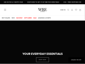 Wreapparel website screenshot