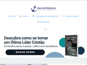 'umaesperanca.com' screenshot