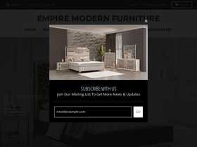 empiremodernfurniture.com homepage screenshot