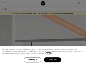 'kid.no' screenshot