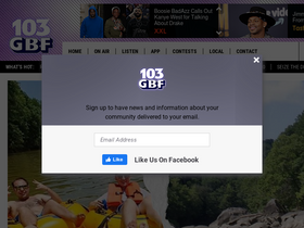 '103gbfrocks.com' screenshot