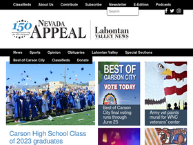 'nevadaappeal.com' screenshot