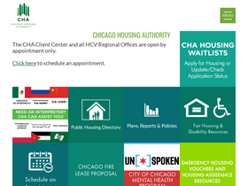 'thecha.org' screenshot