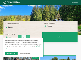 'chatyachalupy.cz' screenshot