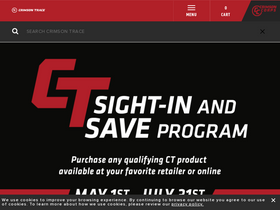 'crimsontrace.com' screenshot