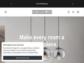 Decorsdeluxe homepage screenshot