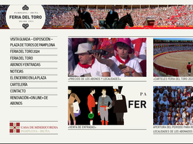 'feriadeltoro.com' screenshot