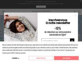'princessetamtam.com' screenshot