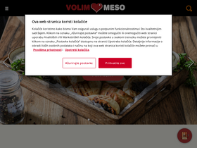 'volim-meso.hr' screenshot