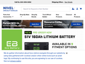 'nivelparts.com' screenshot