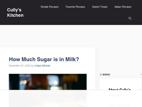 'cullyskitchen.com' screenshot