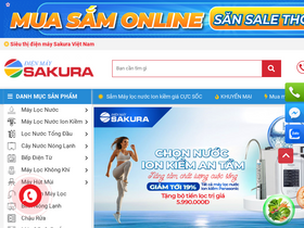 'dienmaysakura.vn' screenshot