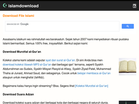 'islamdownload.net' screenshot
