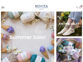'novitaknits.com' screenshot