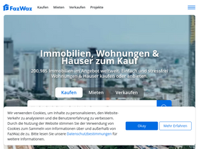 'fazwaz.de' screenshot