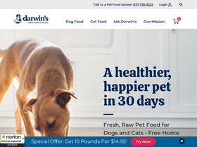 'darwinspet.com' screenshot