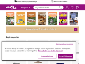 'vidaxl.dk' screenshot