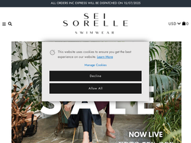 seisorelleswim.com homepage screenshot